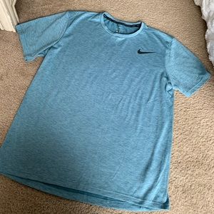 Men’s Nike DriFit blue short sleeve